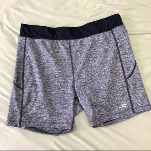 Gray bike shorts